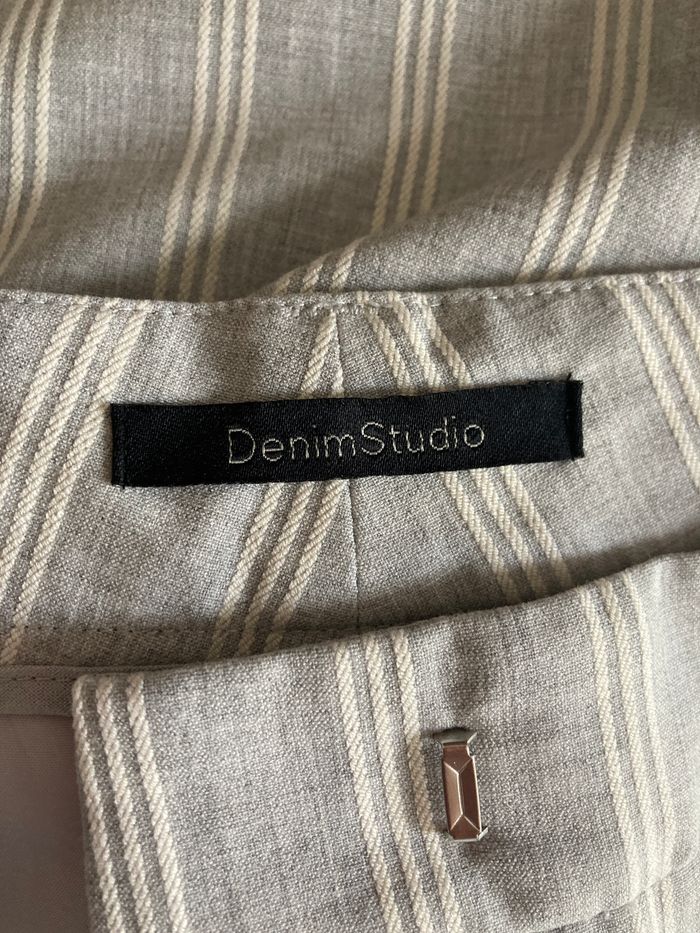 pantalon jambes larges rayé Denim Studio - photo numéro 6