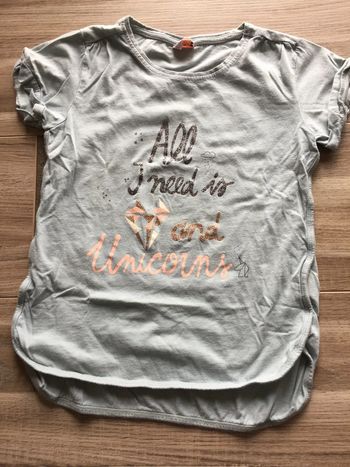 T-shirt fille manches courtes 12 ans