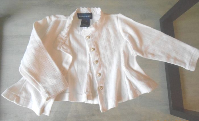 Cardigan blanc - fille 18-24 mois / Ralph Lauren - photo numéro 5