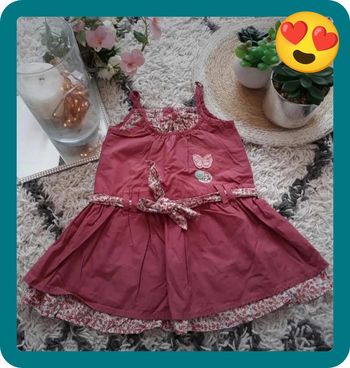 Robe d'été Sergent major Taille 9 mois🌿💞