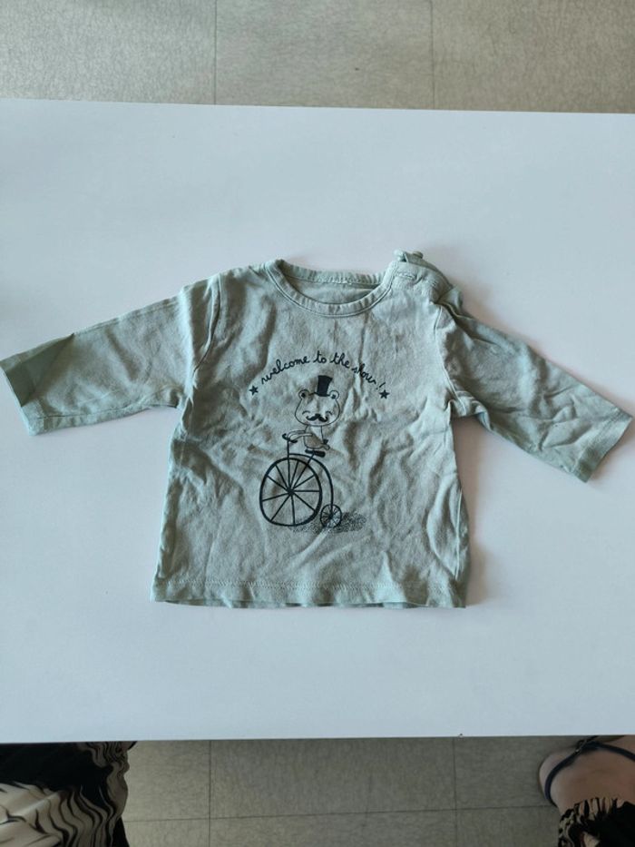 T-shirt manche longue 3 mois