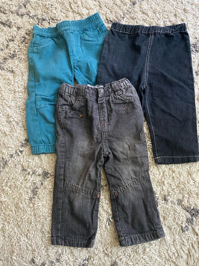 Lot de 3 pantalons 12 mois