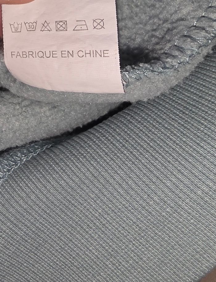 Sweat a capuche bleu M - photo numéro 7