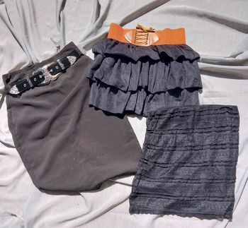 Lot de 3 jupes noires taille S 36