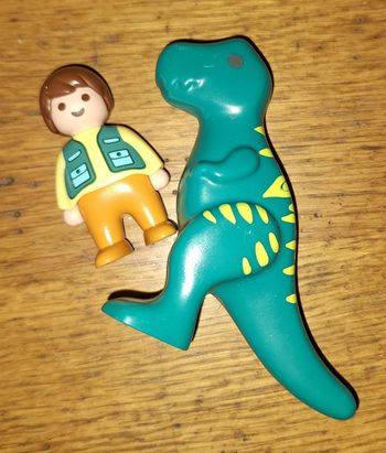Playmobil junior - 71892 - Garçon et dinosaure