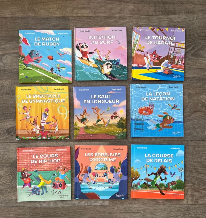 Lot de 9 livres collection Esprit Sportif Hachette jeunesse Mc Donald