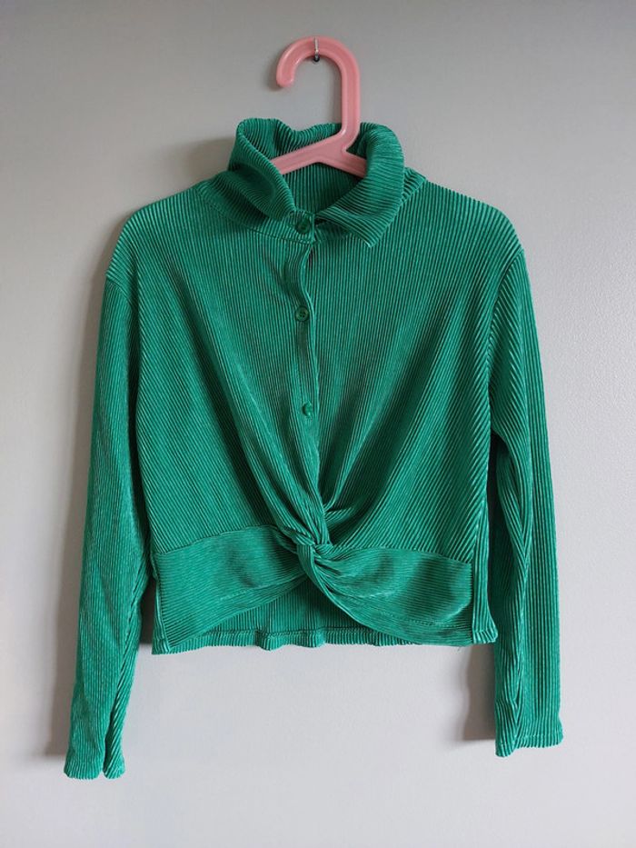 Tee-shirt "top crop" manches longues 6 ans