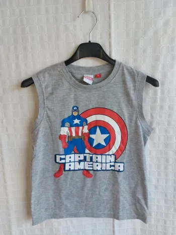 Débardeur Captain America Marvel 8 ans
