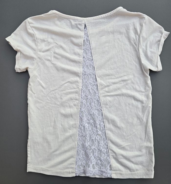 Tee-shirt MC avec broderie dos 8 ans fille districenter - photo numéro 2
