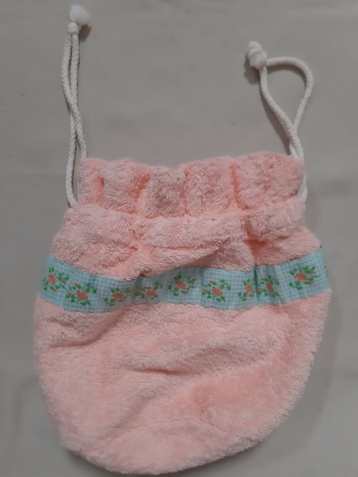 cape de bain naissance + gant + sac de transport ou de rangement - photo numéro 7