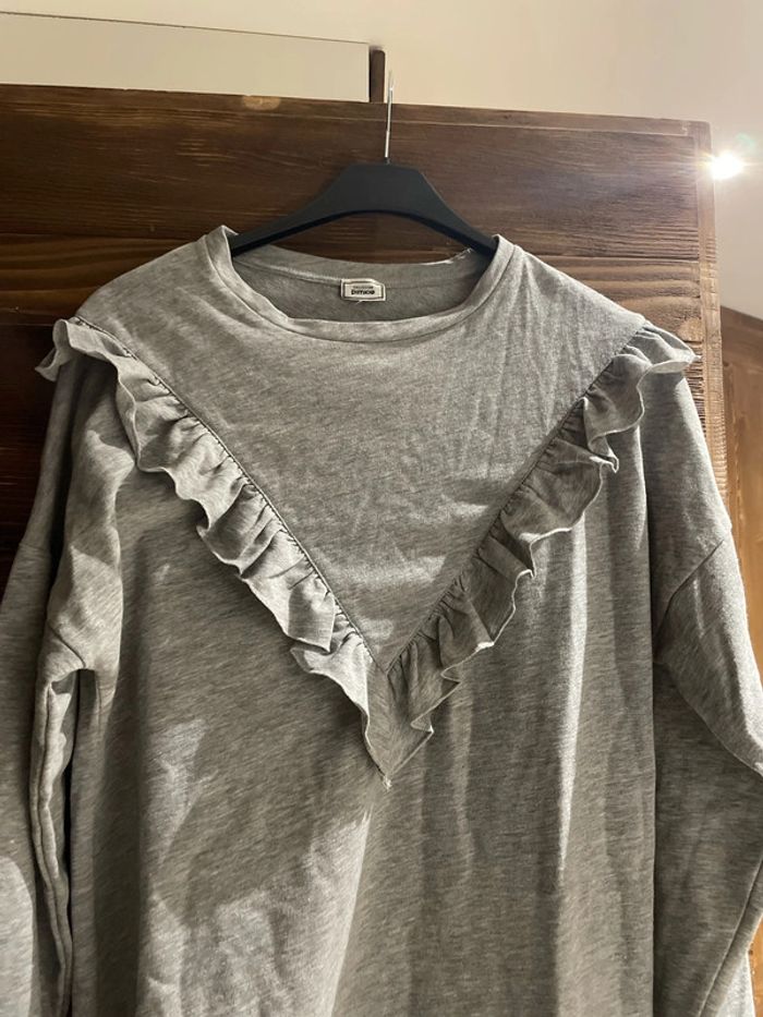 Robe sweat grise - photo numéro 2