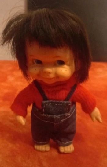 Poupée expressive japonaise vintage