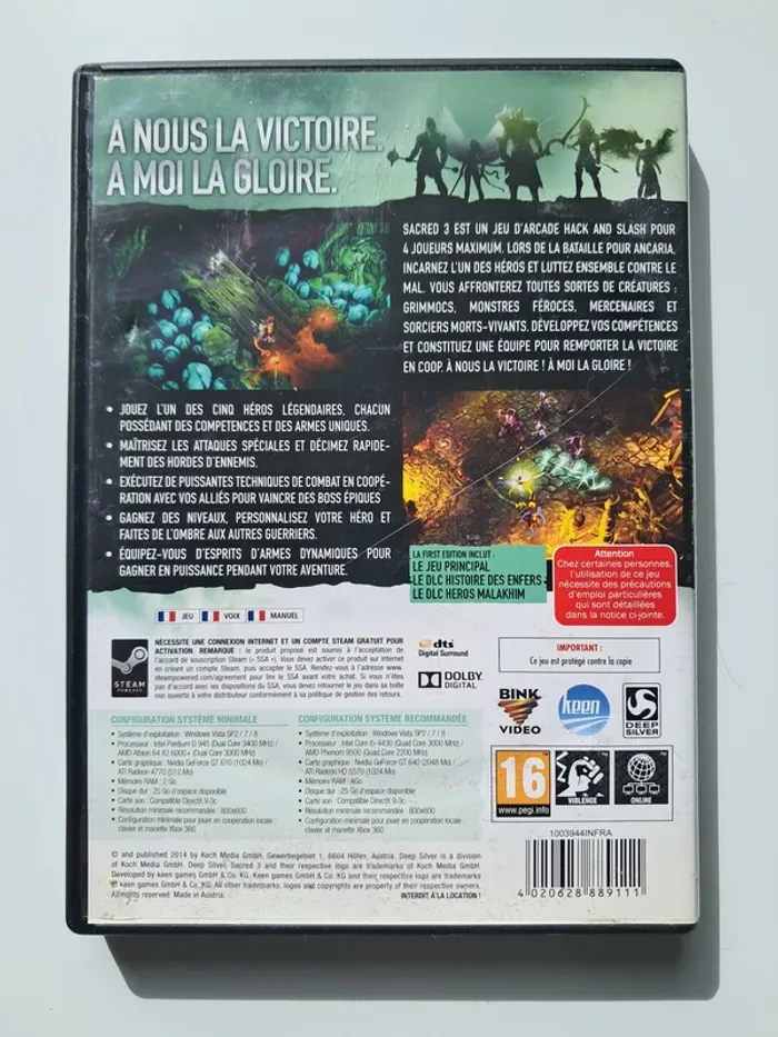 Jeu vidéo PC Sacred 3 First Edition - photo numéro 5