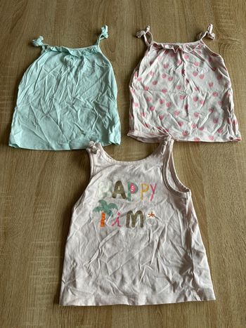 Lot de 3 débardeurs