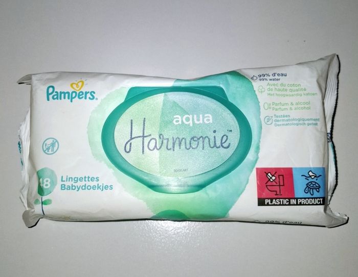 Coeur jetable pour couches lavable + lingettes aqua - photo numéro 5