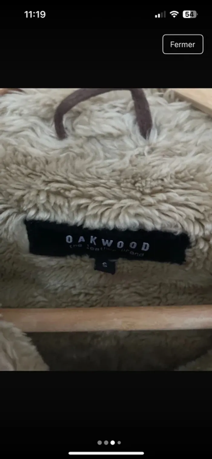 Blouson cuir Oakwood S - photo numéro 3