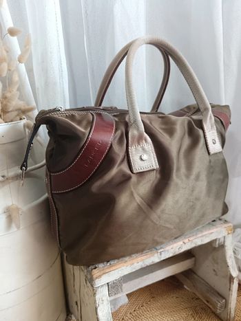 Lancel | Sac en toile et cuir | miss Lancel