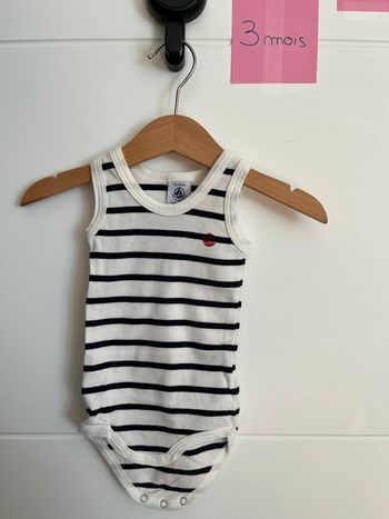 Body Marcel petit bateau 3 mois