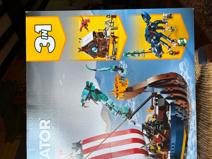 LEGO 31132 Le bateau viking et le serpent de Midgard - photo numéro 3
