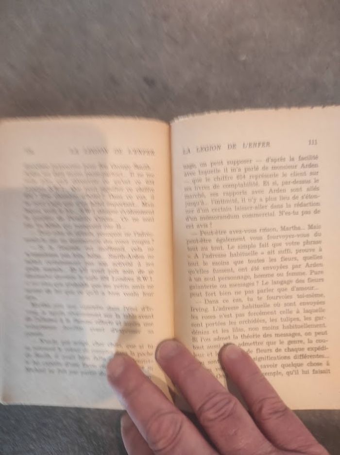 La légion de l'enfer Irving Le Roy Fleuve Noir Angoisse n°14 1957 - photo numéro 4