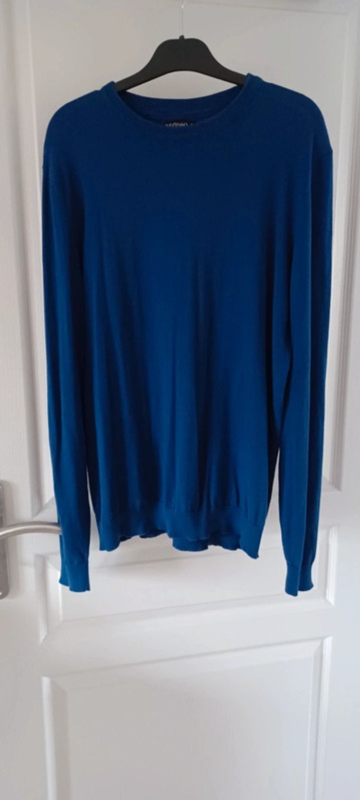 Pull homme col rond bleu taille M In Extenso - photo numéro 7