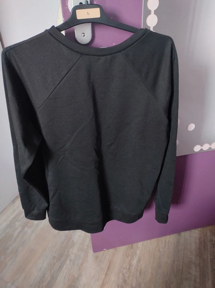 Pull noir et bleu taille 3 - photo numéro 2