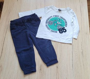 Ensemble (motif Moto cross) - 24 mois