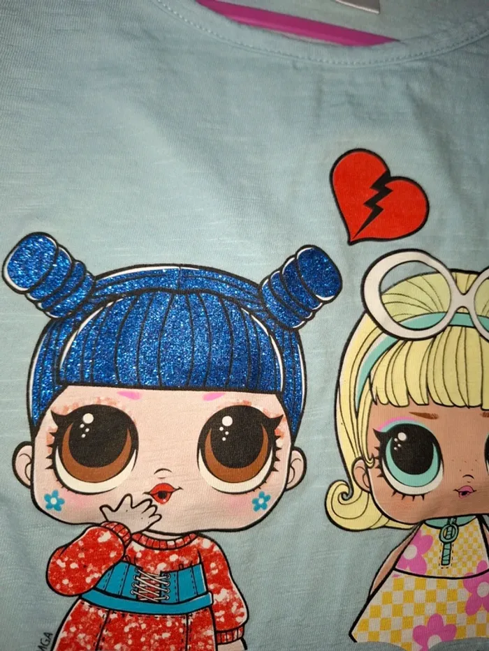 T-shirt court LOL Neuf 8 ans - photo numéro 4