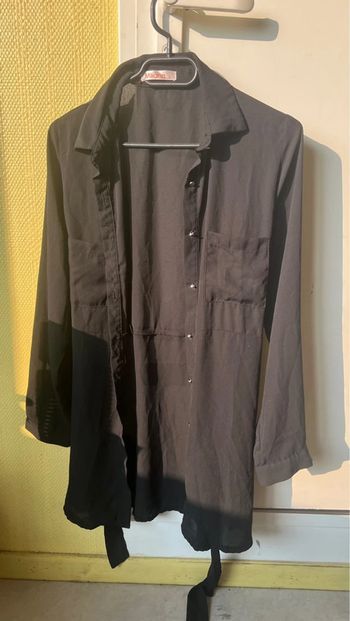Tunique noire fluide Miliana - Taille S