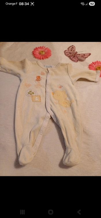 Pyjama bébé taille 1 mois