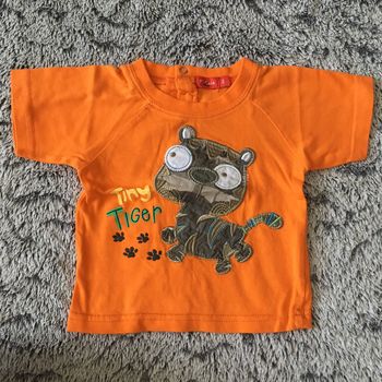 Teeshirt orange Tissaia - 6 mois