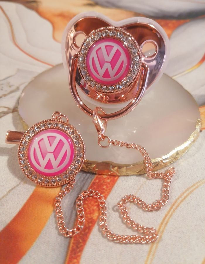 Tétine Volkwagen rose gold