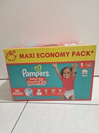 86 couches taille 5 pampers
