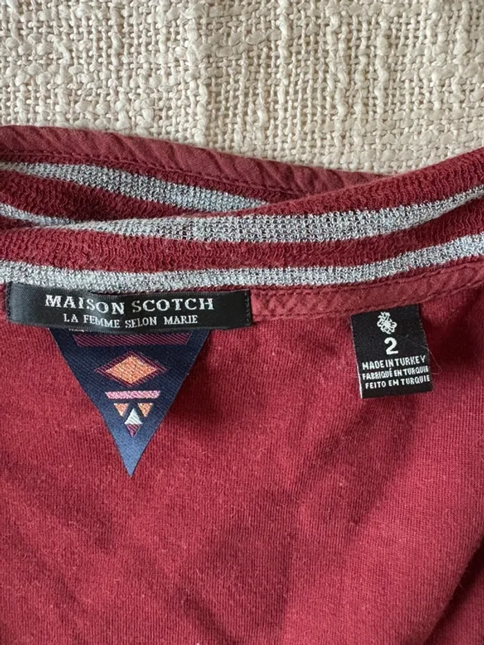 Veste légère Maison Scotch – Taille 2 – 100% coton - photo numéro 4