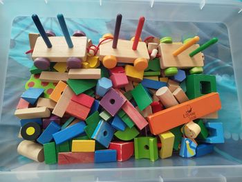 Jouet en bois 156 pièces