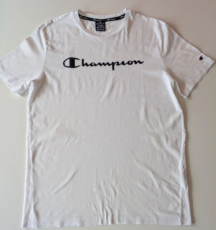 Lot de 8 t-shirts blancs hommes (Benson & Cherry, Adidas, Champion, Hollister, etc.) - photo numéro 4