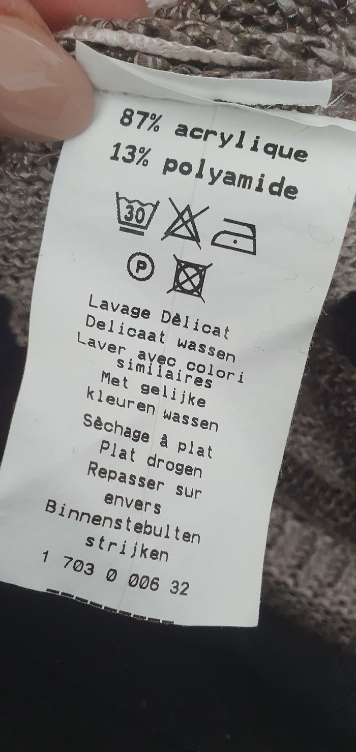 Pull gris Armand Thiery Taille 2 - photo numéro 4