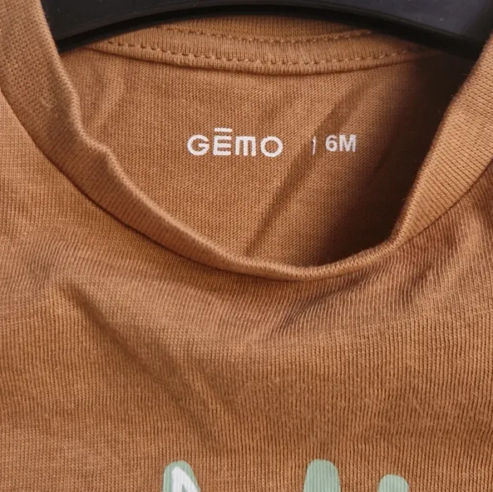 T-shirt à manches courtes Gang De Frimeurs marron - Gémo - Taille 6 mois - photo numéro 4
