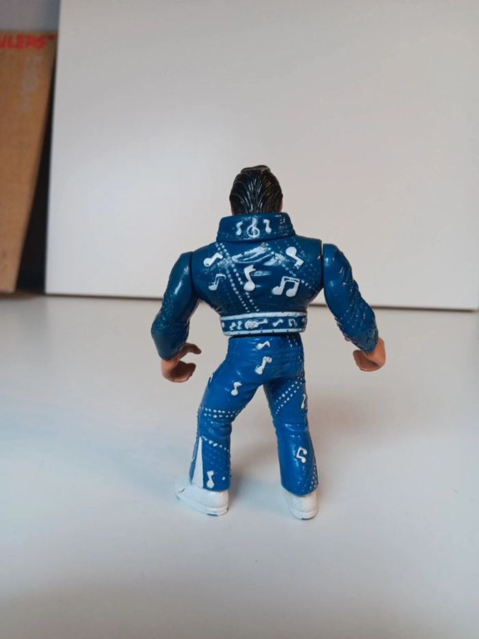 Figurine de catch WWF vintage 1991 honky tonk man hasbro titan taille 12cm - photo numéro 3