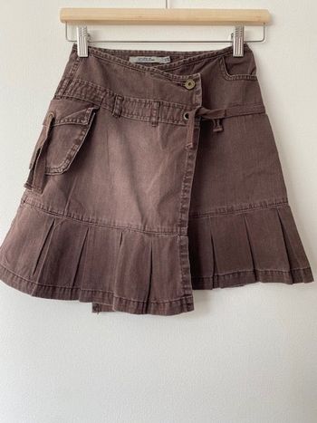 Jupe trapèze en jean