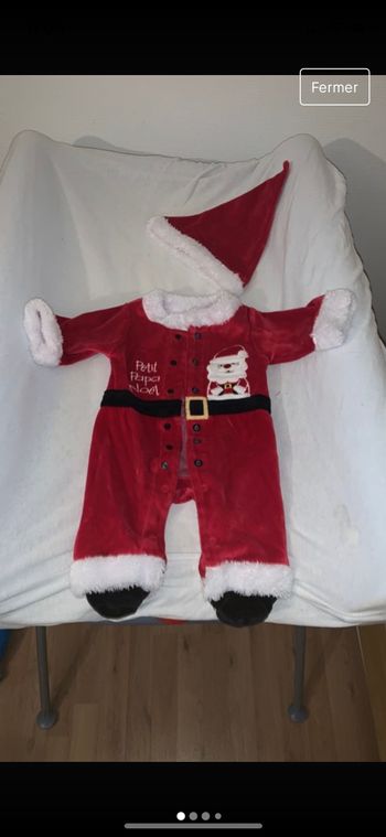 Pyjama papa noël 3mois