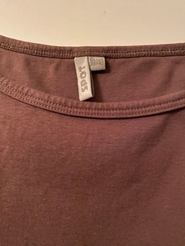 Débardeur marron Spot Taille 38/40 - photo numéro 3