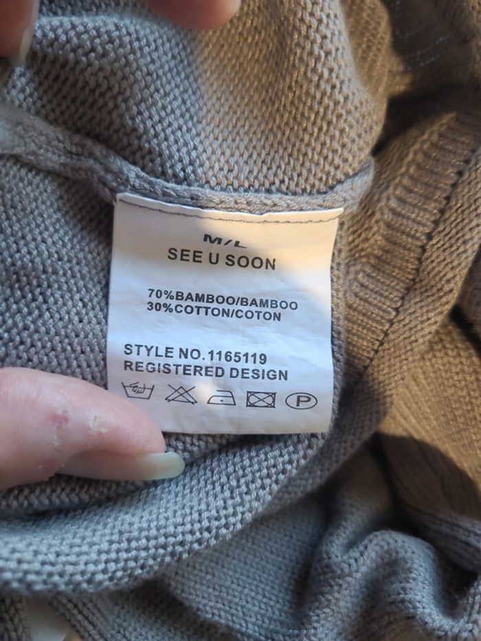 Petit pull  70%bambou 30%coton - photo numéro 10