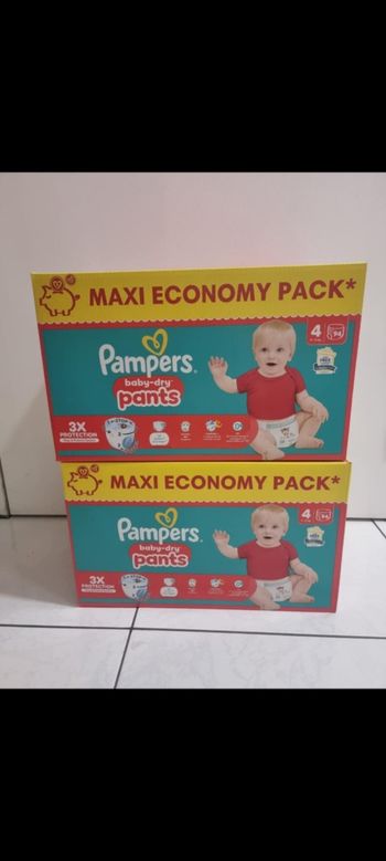188 pants taille 4 pampers