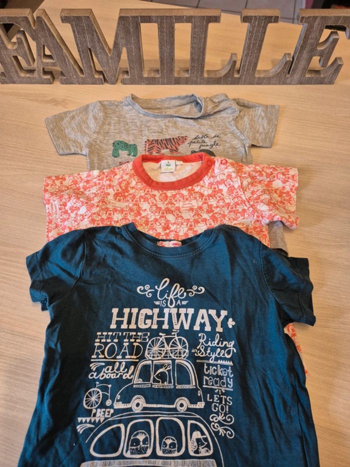 Lot de 3 t shirt manches courtes 3 mois