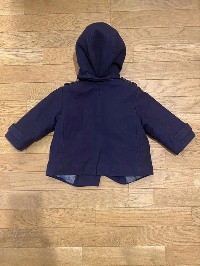 Manteau caban bleu marine Jacadi 18 mois - photo numéro 7