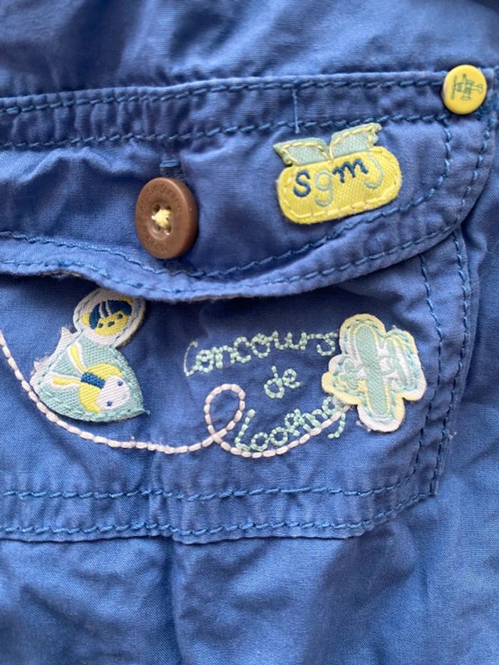 Salopette longue transformable en salopette courte / short - Sergent Major - 18 mois - TBE - photo numéro 4