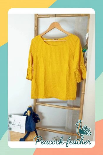 Haut jaune Kiabi 44