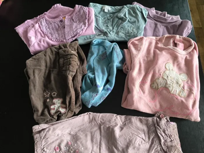 Lot vêtements fille automne hiver 18 mois