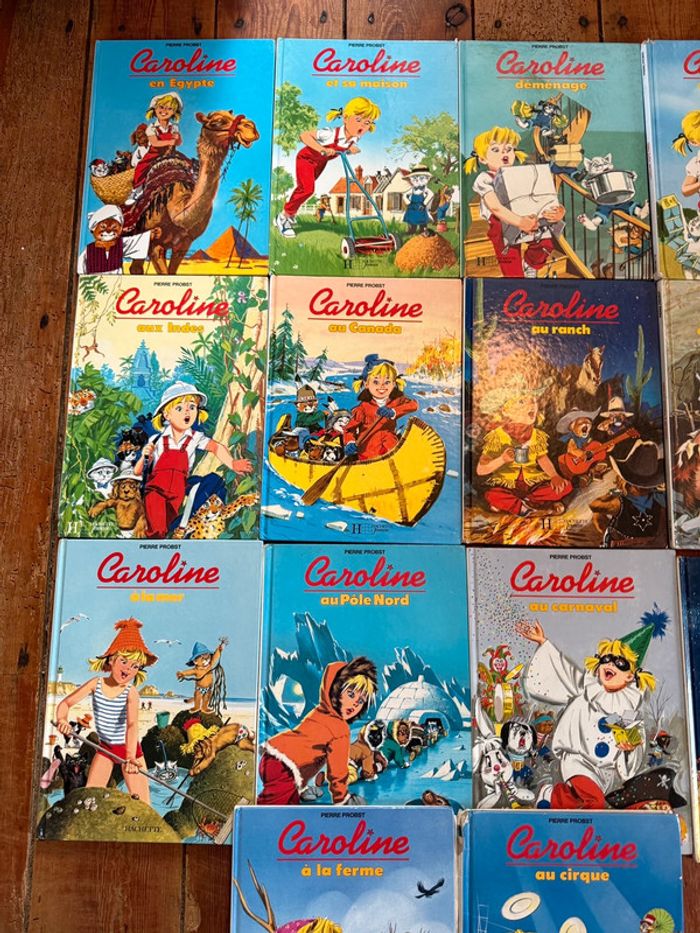 État satisfaisant - Lot de 14 livres bd albums Hachette Caroline Pierre Probst - photo numéro 3